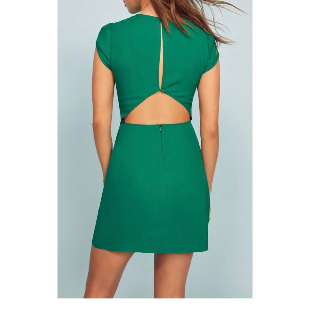Reformation Lena Dress color serpentine (green) 0